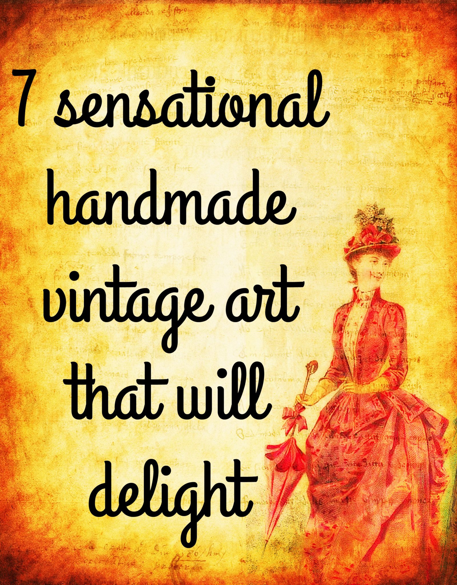 7 sensational handmade vintage art that will delight