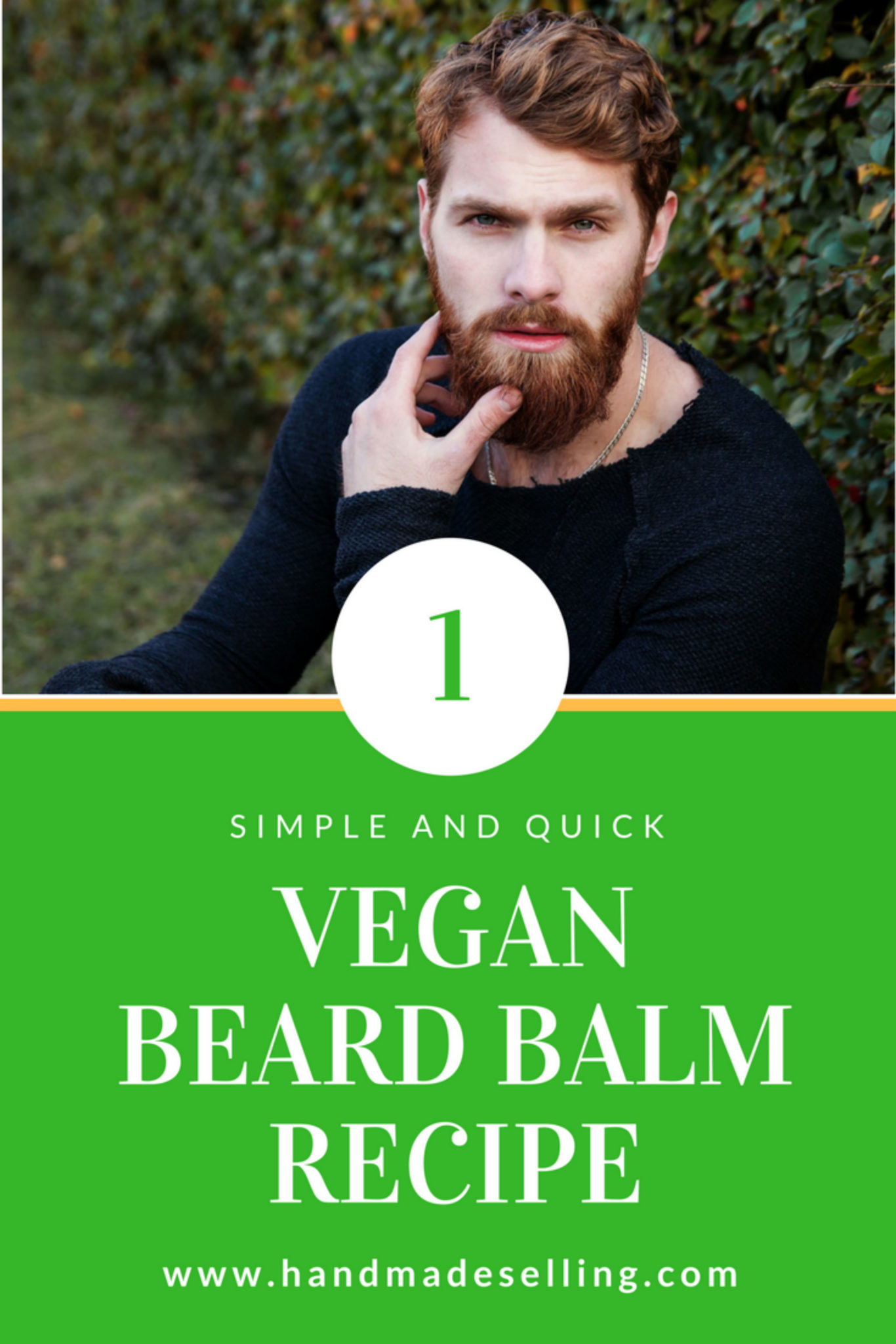 Vegan beard balm recipe for the dapper