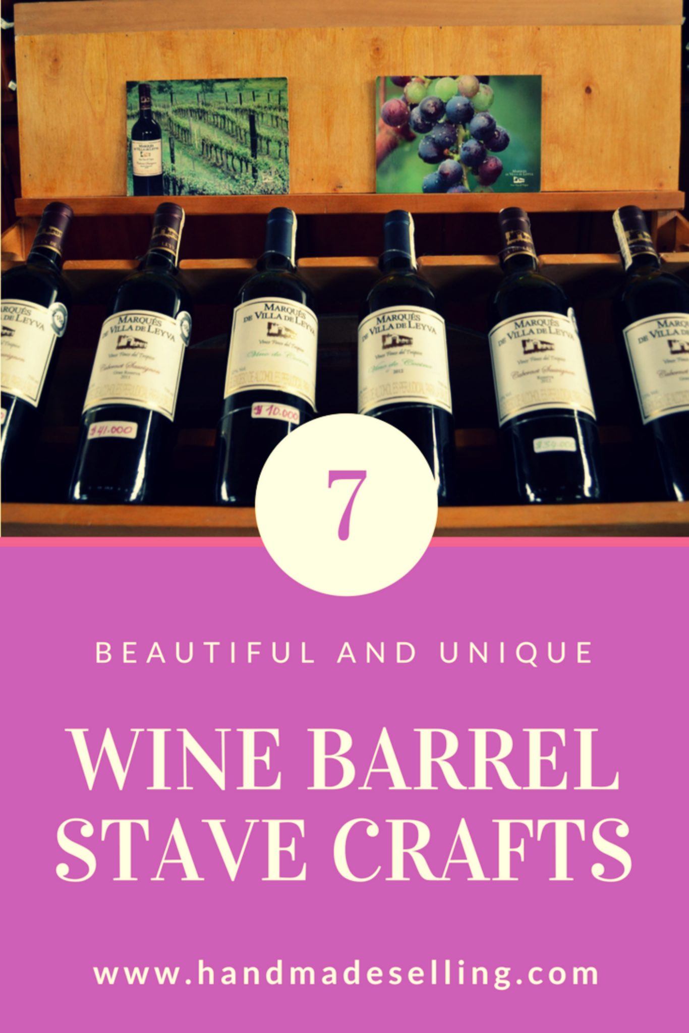 wine barrel stave crafts