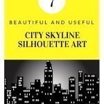 city skyline silhouette art