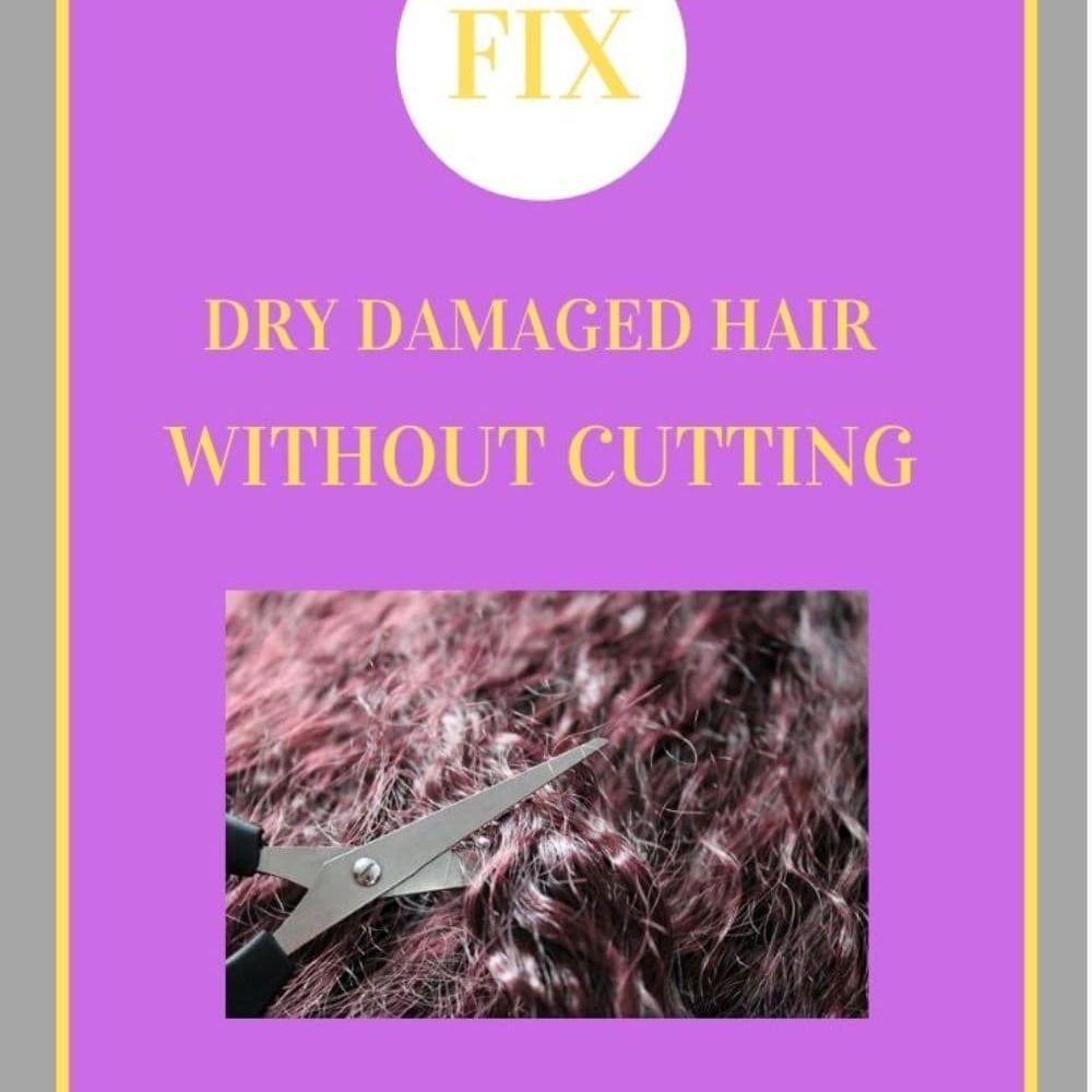 fix dry damaged hair without cutting