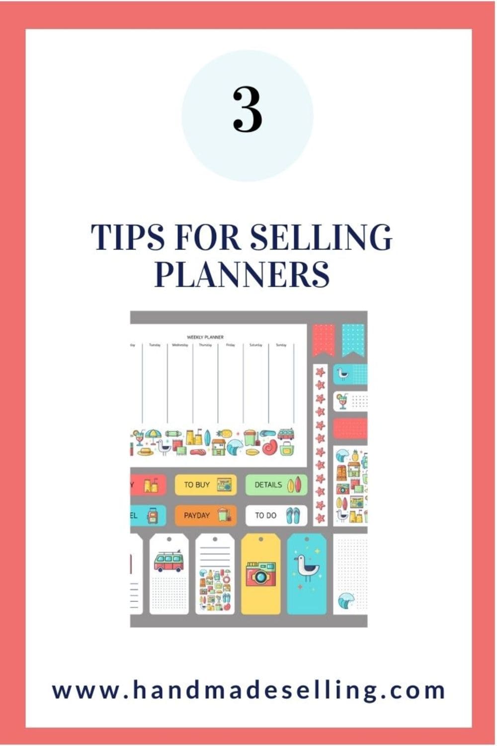 selling planners as a side hustle